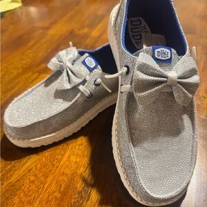 Women’s Hey Dudes sparkly shoes